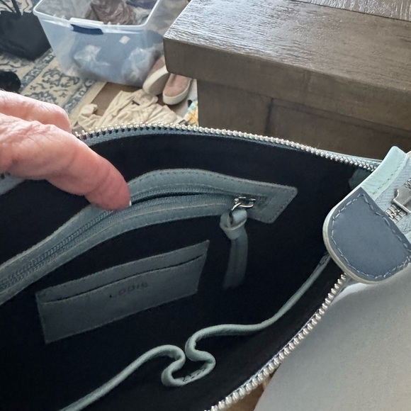 Lodis NWOT Blue Crossbody Bag with Structured Design - Picture 7 of 7